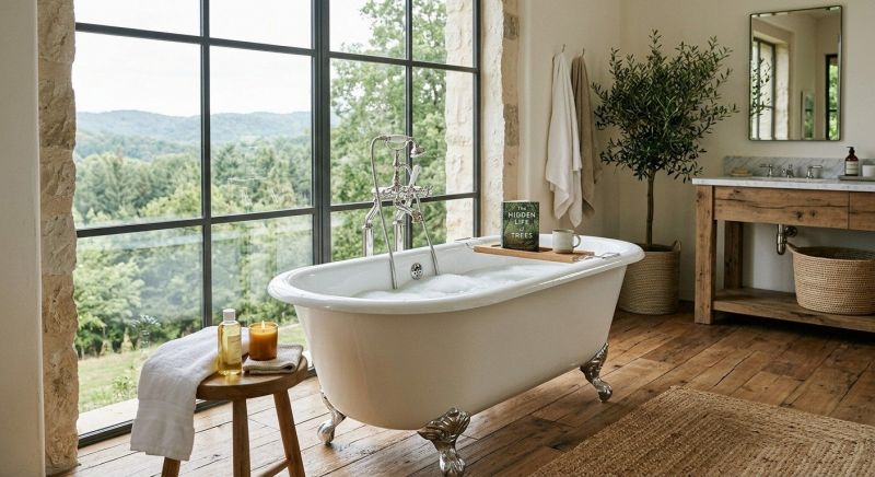 Freestanding Tub Installation in South Portland, ME