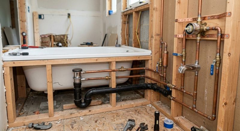 Shower Tub Installation in South Portland, ME